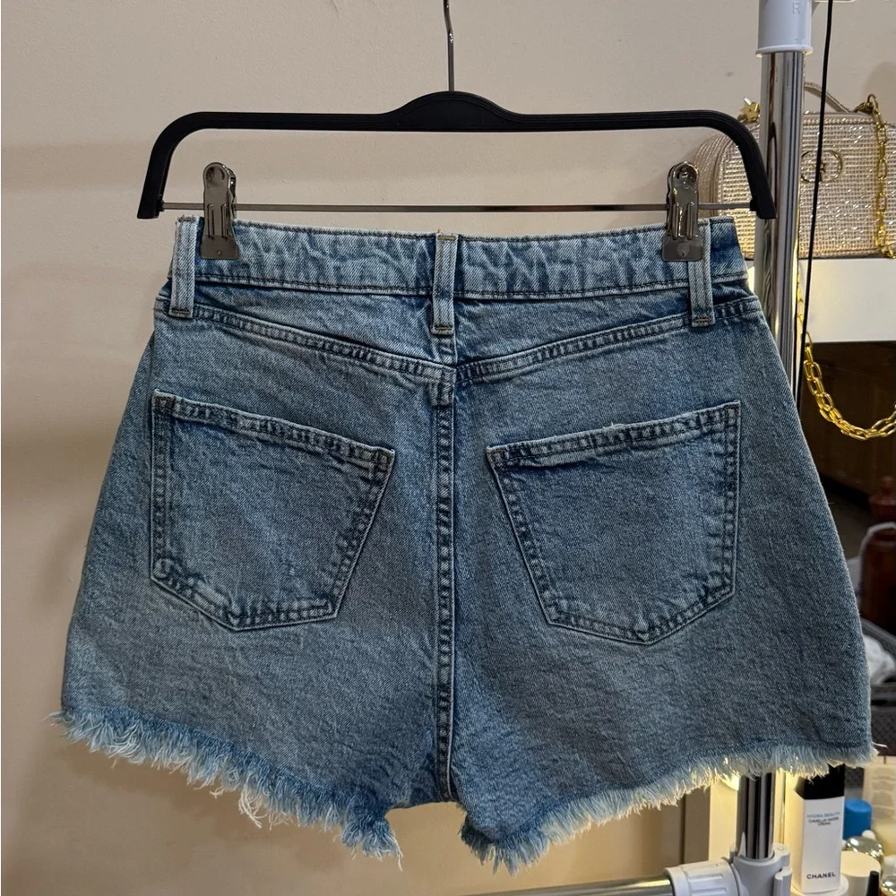 Denim Wild Fable Distressed Denim Low Rise Shorts